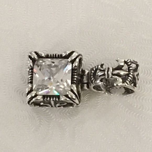 SILPADA Sterling Silver CZ Uptown Pendant S0979 - Picture 10 of 12